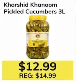 Oma Fresh Foods Khorshid Khanoom Pickled Cucumbers offer