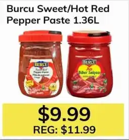 Oma Fresh Foods Burcu Sweet/ Hot Red Pepper Paste offer