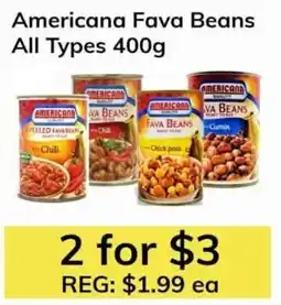 Oma Fresh Foods Americana Fava Beans All Types offer