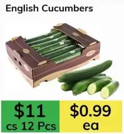 Oma Fresh Foods English Cucumbers offer