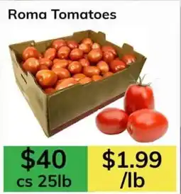 Oma Fresh Foods Roma Tomatoes offer