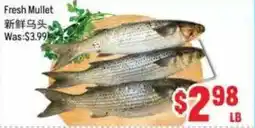 FreshLand Supermarket Fresh Mullet offer