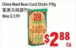 FreshLand Supermarket China Maid Bean Curd Sticks offer