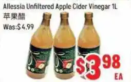 FreshLand Supermarket Allessia Unfiltered Apple Cider Vinegar offer