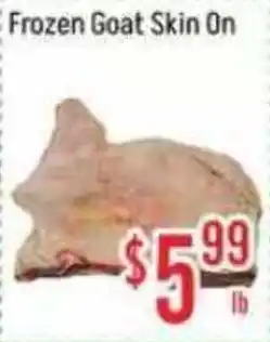 FreshLand Supermarket Frozen Goat Skin On offer