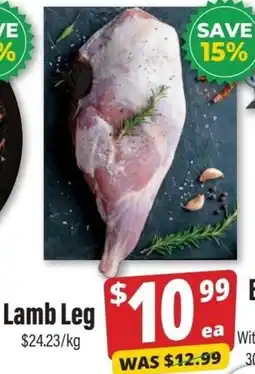 Iqbal Foods Lamb Leg offer