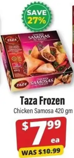 Iqbal Foods Taza Frozen Chicken Samosa offer