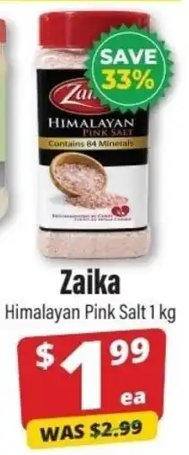 Iqbal Foods Zaika Himalayan Pink Salt offer