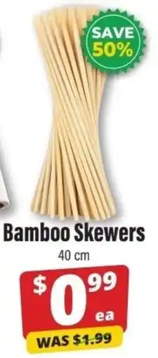 Iqbal Foods Bamboo Skewers offer