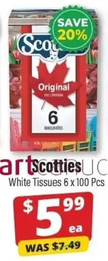 Iqbal Foods Scotties White Tissues offer