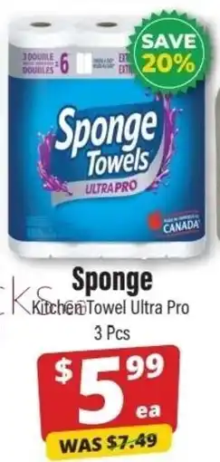 Iqbal Foods Sponge Kitchen Towel Ultra Pro offer