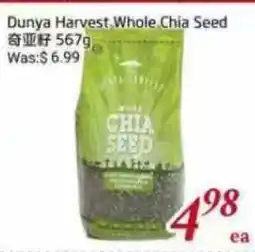 Tone Tai Supermarket Dunya Harvest Whole Chia Seed offer