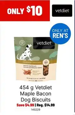 Ren’s Pets Depot Vetdiet Maple Bacon Dog Biscuits offer