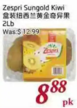 Tone Tai Supermarket Zespri Sungold Kiwi offer