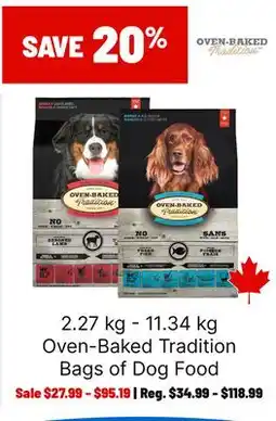 Ren’s Pets Depot Oven-Baked Tradition Bags of Dog Food offer
