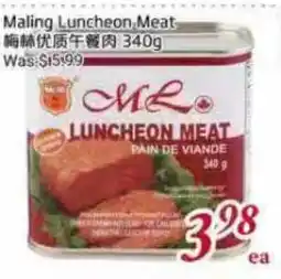 Tone Tai Supermarket Maling Luncheon Meat offer