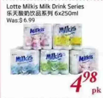 Tone Tai Supermarket Lotte Milkis Milk Drink Series offer