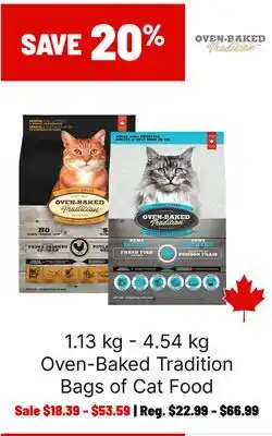 Ren’s Pets Depot Oven-Baked Tradition Bags of Cat Food offer