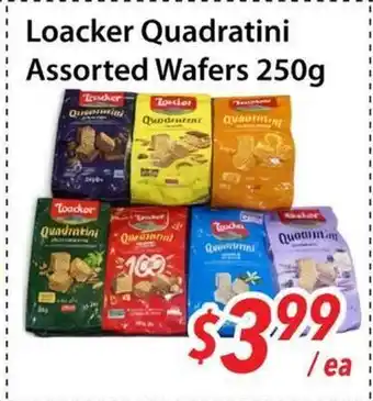 Bestco Food Mart Loacker Quadratini Assorted Wafers offer