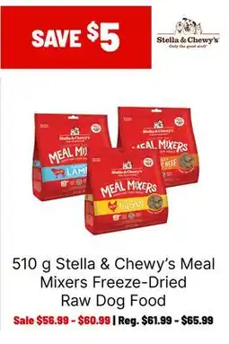 Ren’s Pets Depot Stella & Chewy's Meal Mixers Freeze-Dried Raw Dog Food offer