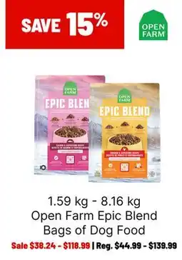 Ren’s Pets Depot Open Farm Epic Blend Bags of Dog Food offer