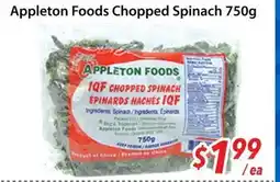 Bestco Food Mart Appleton Foods Chopped Spinach offer