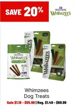Ren’s Pets Depot Whimzees Dog Treats offer