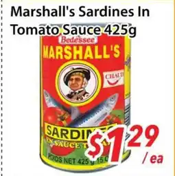 Bestco Food Mart Marshall's Sardines In Tomato Sauce offer