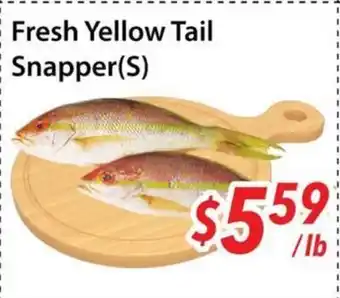 Bestco Food Mart Fresh Yellow Tail Snapper(S) offer