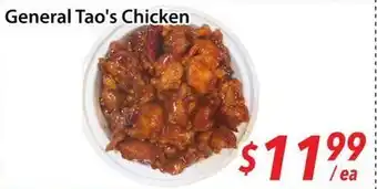 Bestco Food Mart General Tao's Chicken offer