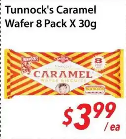 Bestco Food Mart Tunnock's Caramel Wafer 8 Pack X 30g offer