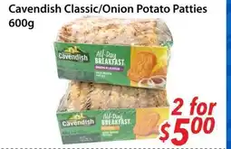 Bestco Food Mart Cavendish Classic/Onion Potato Patties offer
