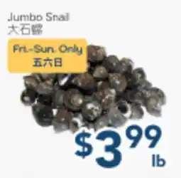 Oceans Fresh Food Market Jumbo Snail offer