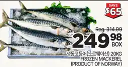 H-Mart FROZEN MACKEREL offer