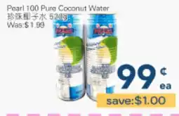 Oceans Fresh Food Market Pearl 100 Pure Coconut Water offer