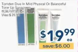 Oceans Fresh Food Market Torriden Dive In Mild Physical Or Balanceful Tone Up Sunscreen offer