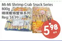 Fresh Palace Supermarket Mi-Mi Shrimp Crab Snack Series offer