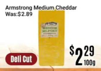 Nations Fresh Foods Armstrong Medium Cheddar offer