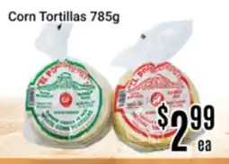 Nations Fresh Foods Corn Tortillas offer