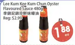 Fresh Palace Supermarket Lee Kum Kee Kum Chun Oyster Flavoured Sauce offer