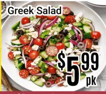 Nations Fresh Foods Greek Salad offer