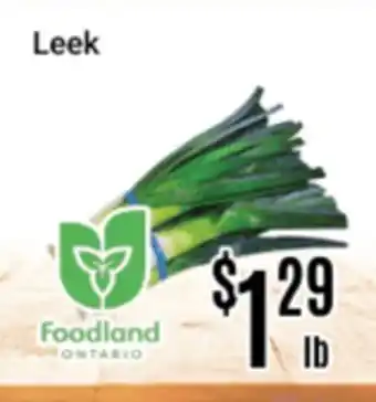 Nations Fresh Foods Leek offer