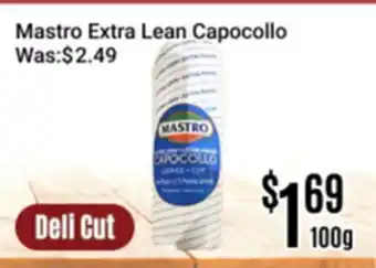 Nations Fresh Foods Mastro Extra Lean Capocollo offer