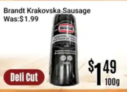 Nations Fresh Foods Brandt Krakovska Sausage offer
