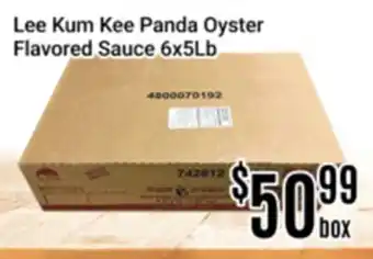 Nations Fresh Foods Lee Kum Kee Panda Oyster Flavored Sauce 6x5Lb offer