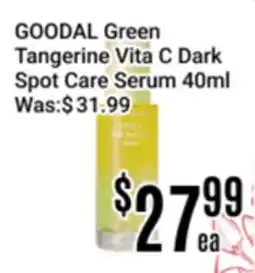 Nations Fresh Foods GOODAL Green Tangerine Vita C Dark Spot Care Serum offer