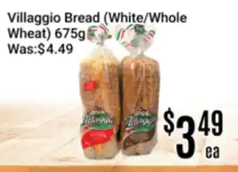 Nations Fresh Foods Villaggio Bread (White/Whole Wheat) offer