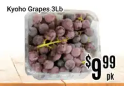 Nations Fresh Foods Kyoho Grapes offer