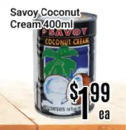 Nations Fresh Foods Savoy Coconut Cream offer