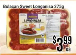 Nations Fresh Foods Bulacan Sweet Longanisa offer
